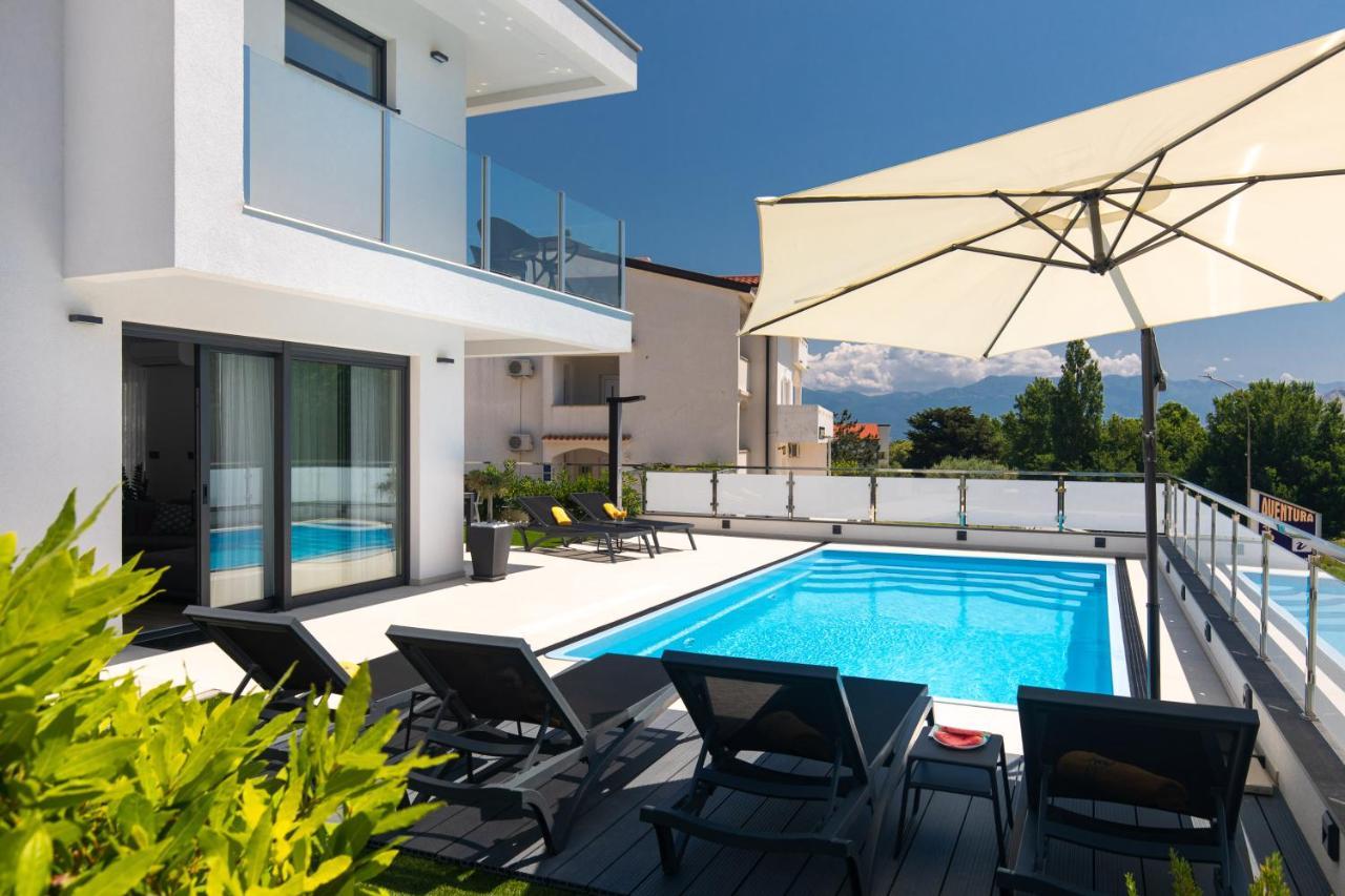 Villa Supernus With Heated Pool Baska  Ngoại thất bức ảnh