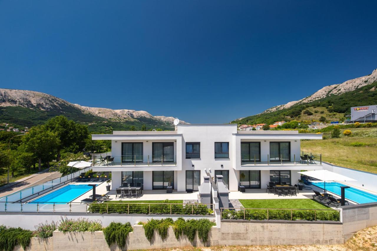 Villa Supernus With Heated Pool Baska  Ngoại thất bức ảnh