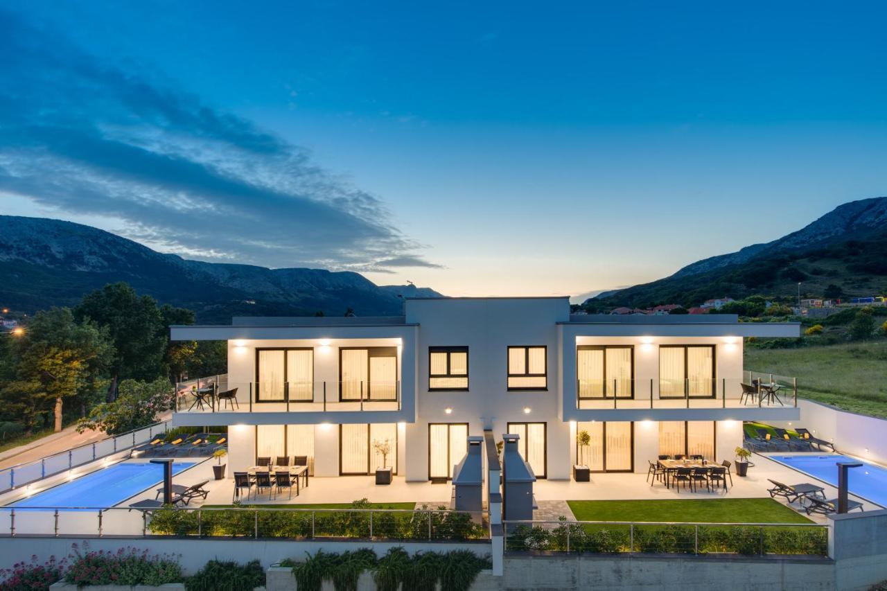 Villa Supernus With Heated Pool Baska  Ngoại thất bức ảnh